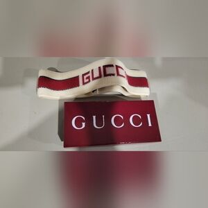 Gucci Cream and Red Headband